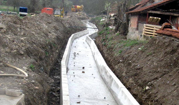 Druga faza uredjenja Sopotničkog potoka Druga faza uredjenja Sopotničkog potoka