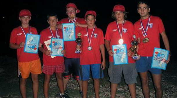 Екипа кадета Спортско-риболовачког друштва Младица из Фоче