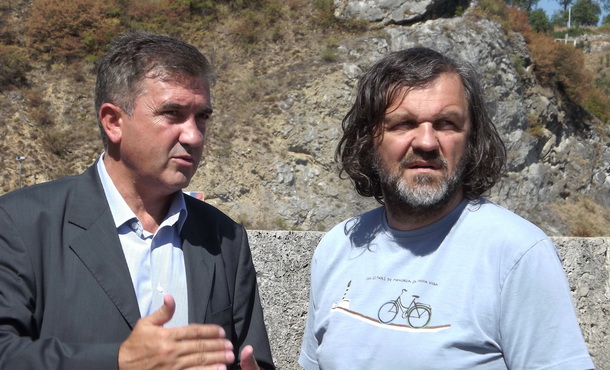 Mile Lakić i Emir Kusturica Mile Lakić i Emir Kusturica