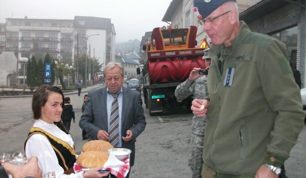 Harald Hiorth u Čajniču Harald Hiorth u Čajniču