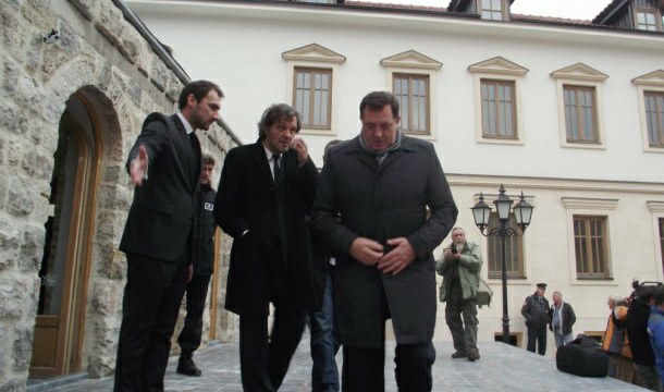 Dodik i Kusturica u Andrićgradu