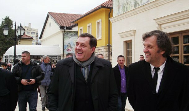 Dodik i Kusturica u Andrićgradu