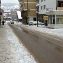 Višegrad - glavna ulica pod snijegom