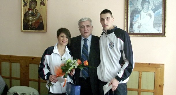 Nikola Poluga i Danka Gavrilović sa načelnikom