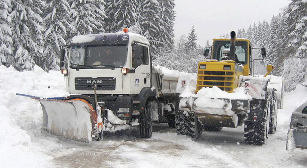 Snijeg-bager na putu