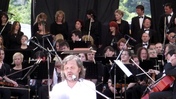 Kusturica besjeda na ceremniji pocetka gradnje Andricgrada