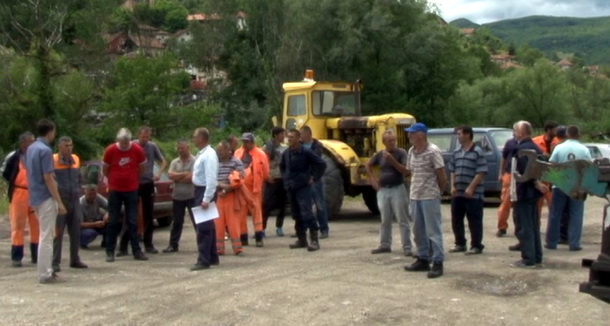 Štrajk komunalaca u Foči