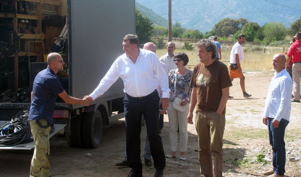 Dodik na snimanju Kusturicinog filma