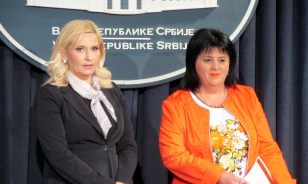 Snezana Bogosavljevic i Srebrenka Golic