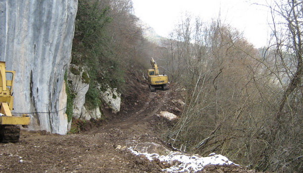 Izgradnja puta Stari Brod-Tatinica