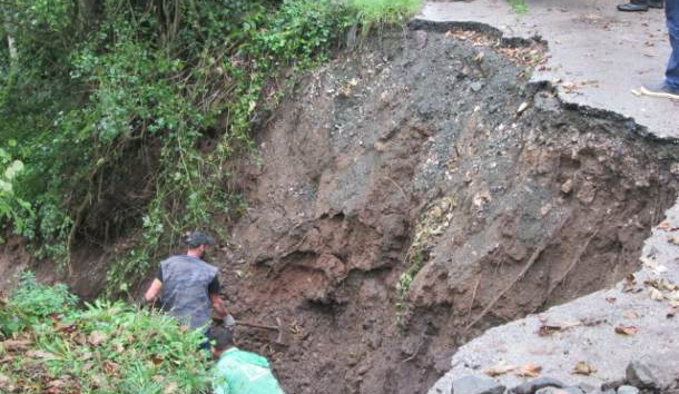 Saniranje puta u Rudom