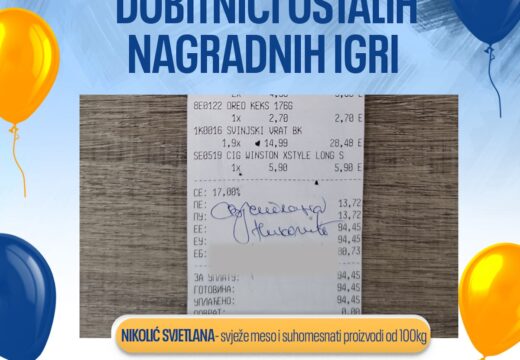 Dobitnica glavne nagrade nagradne igre Zmarketa preuzela simbolični ključ za novu kuću