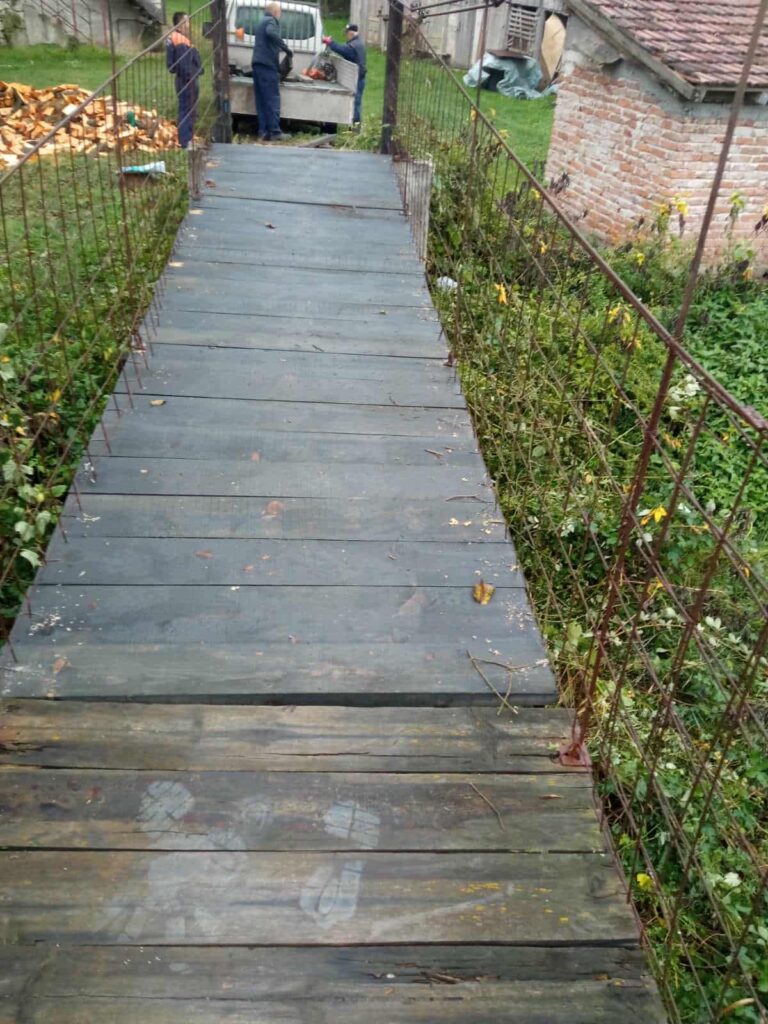 Rekonstruisana tri viseća mosta na rijeci Rzav u Dobrunu